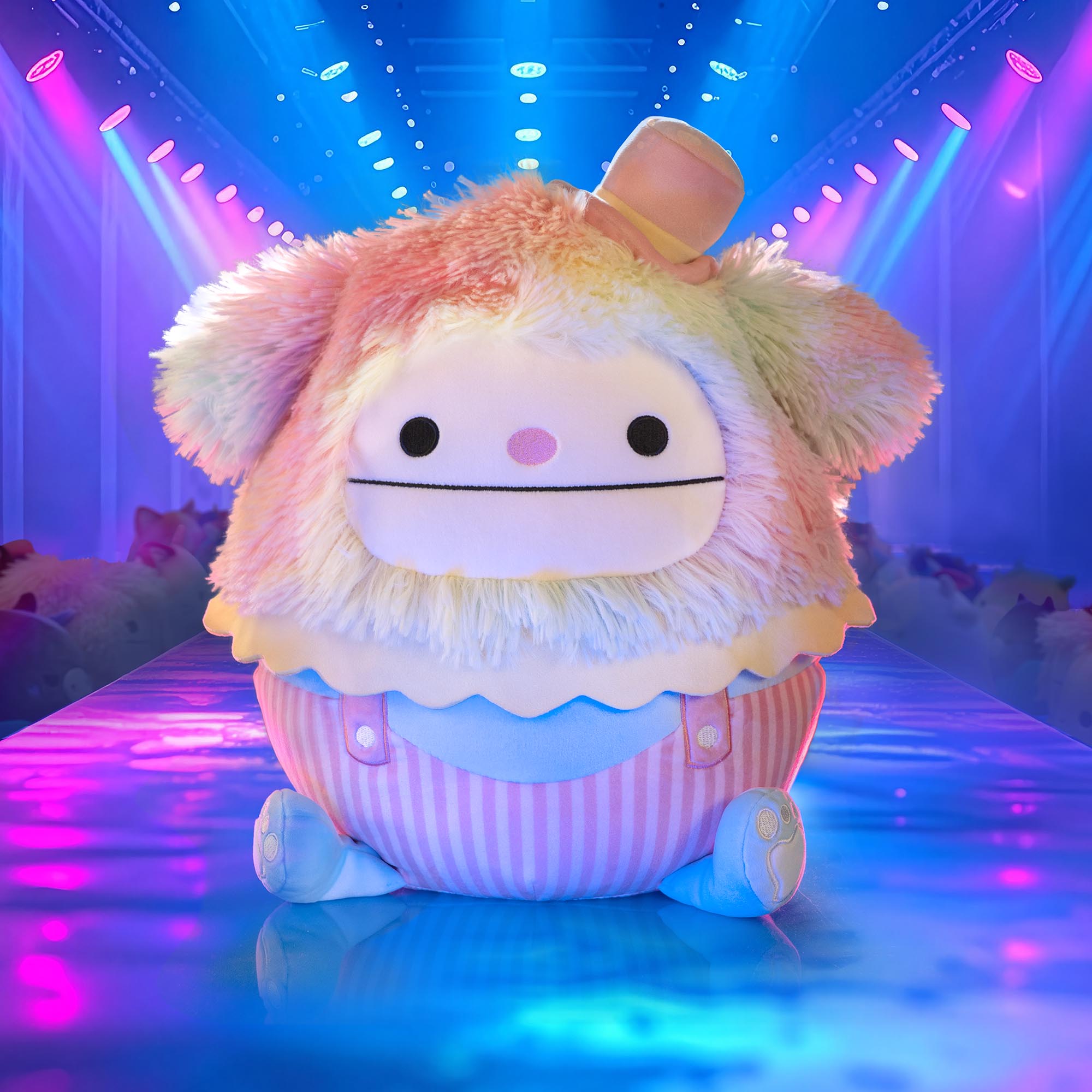 12-Inch Select Series Zozo the Bigfoot Clown With Rainbow Hair