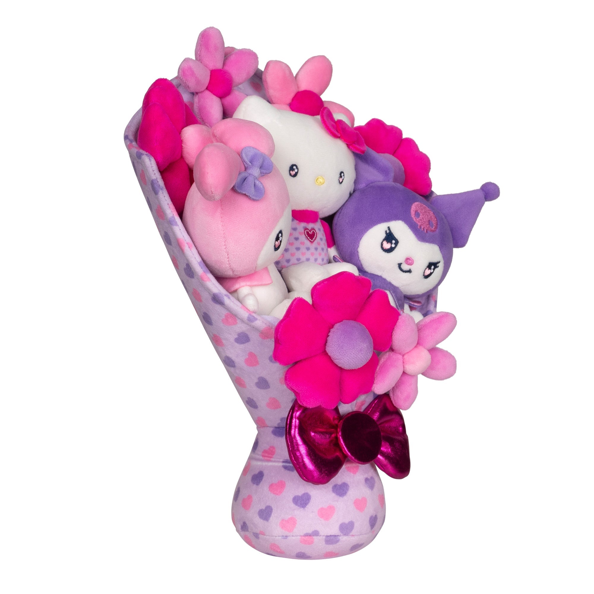 Hello Kitty and Friends  12-Inch Plush Special Valentine’s Bouquet