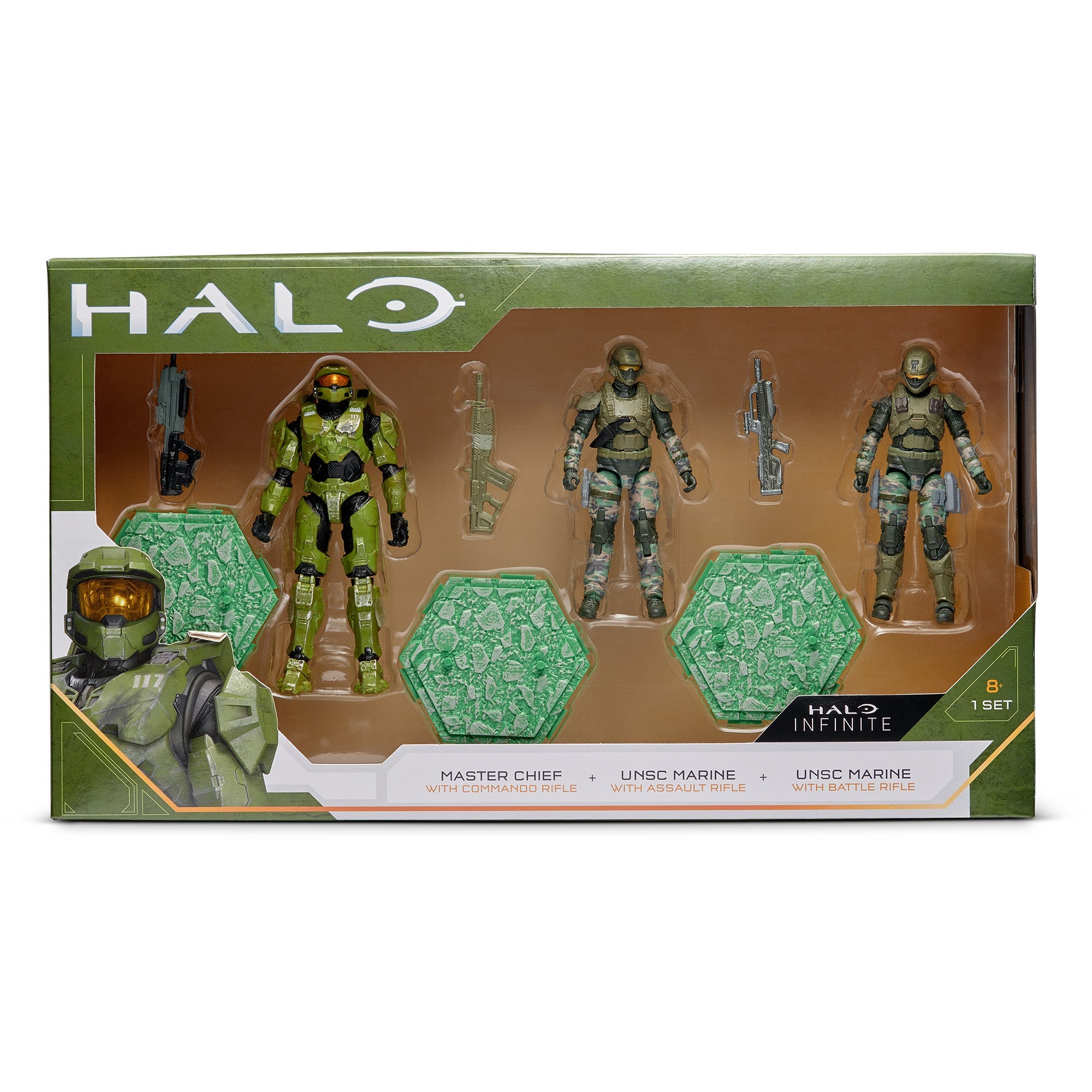 Halo Spartan Collection - Master Chief & 2 UNSC Marines
