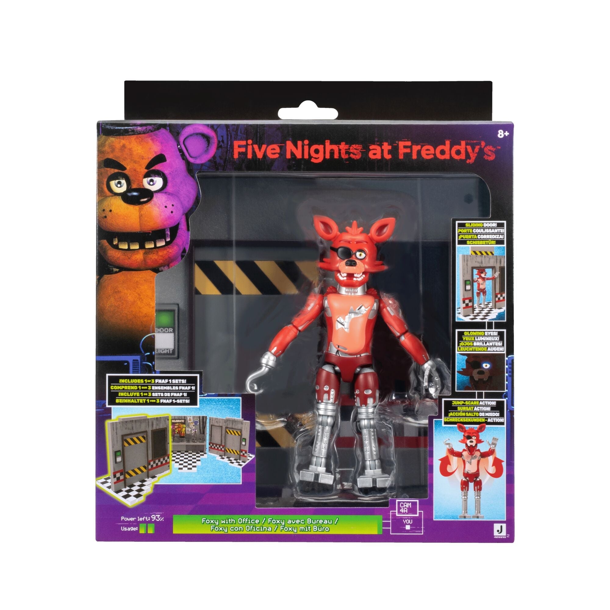 Five Nights at Freddy’s Classic Foxy Office Set - 5-Inch Articulated Figure