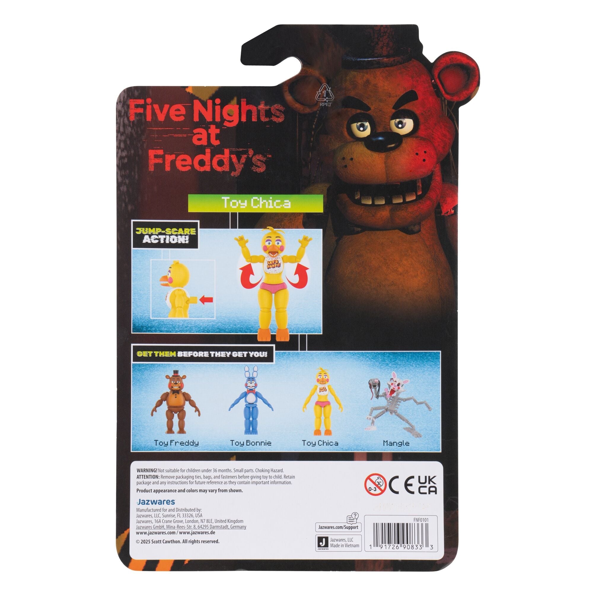 Five Nights at Freddy’s Toy Chica 5-Inch Articulated Figure