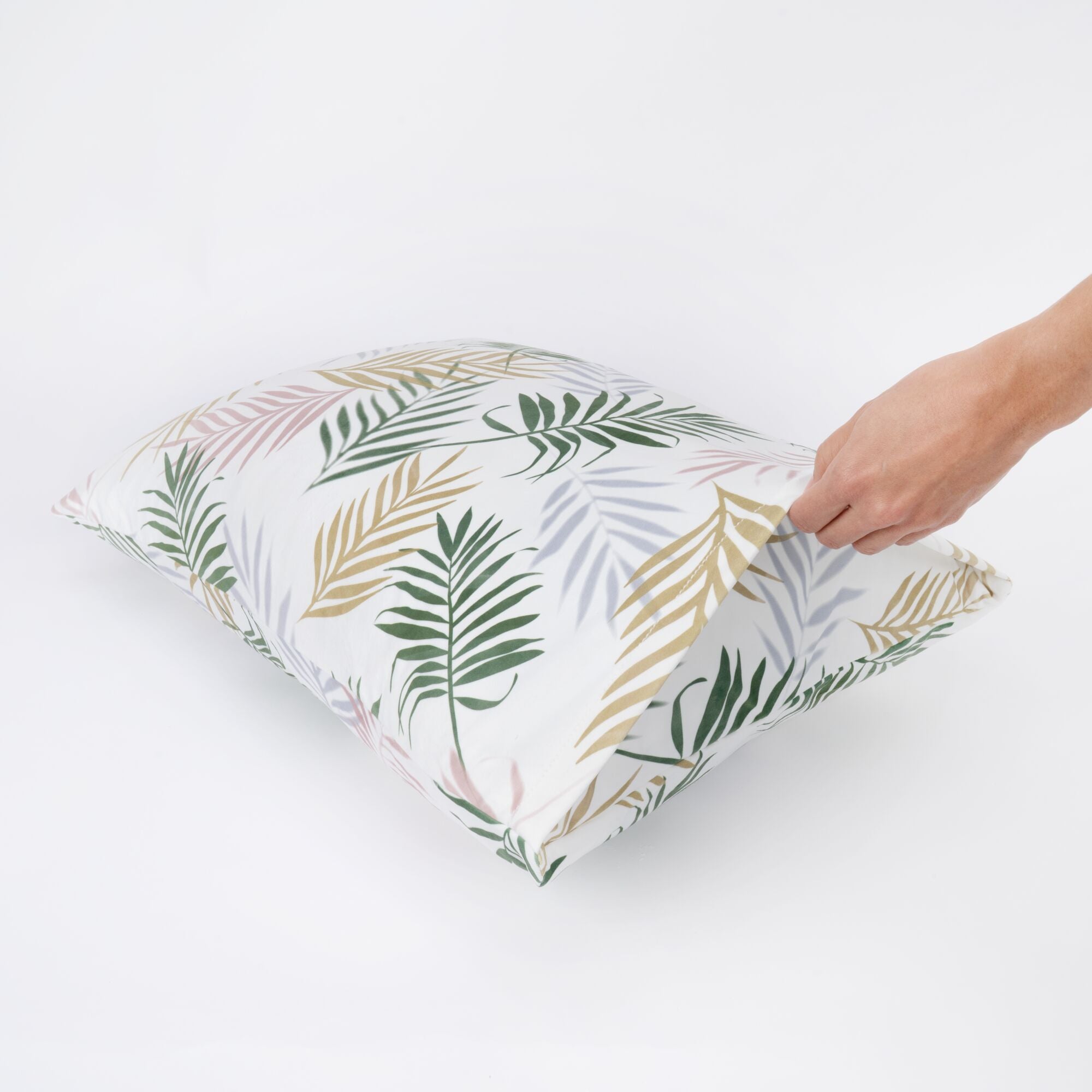 "Palm Fronds" Light SquishPillow Pillowcase (Standard)