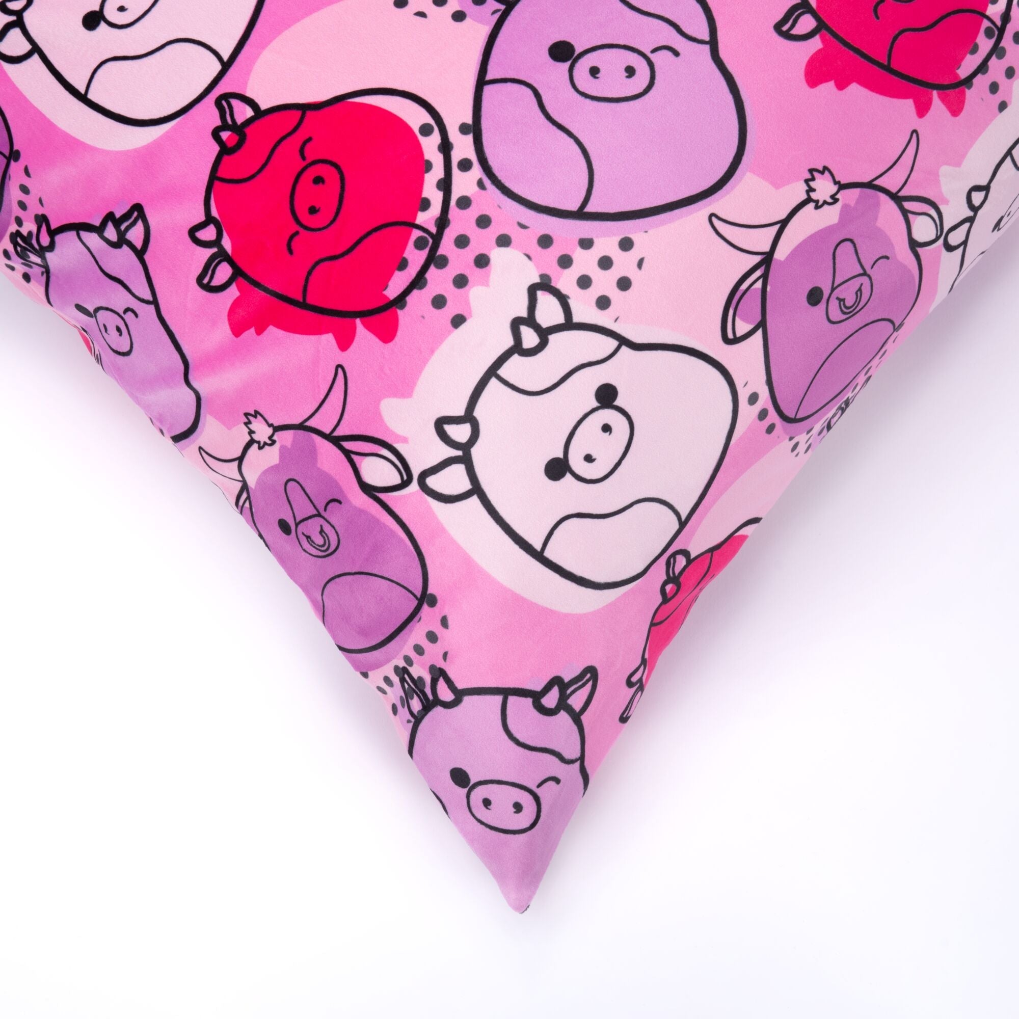 "Comic Pop" Pink SquishPillow Pillowcase (Standard)