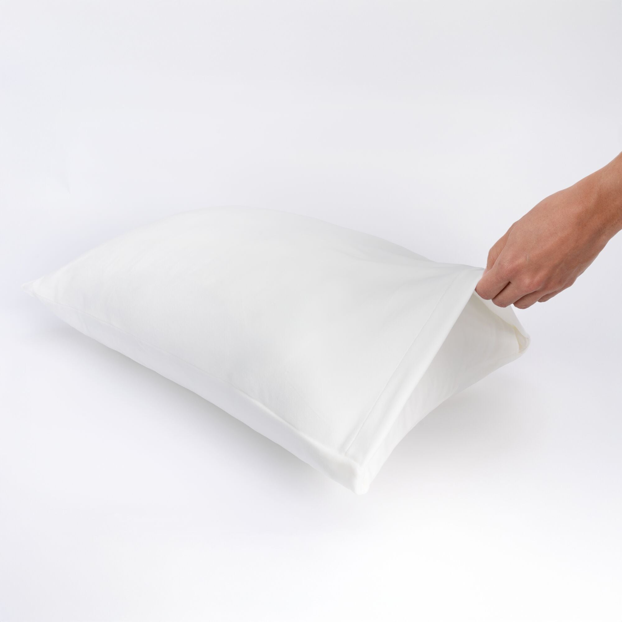 "Solid Slumber" White SquishPillow Pillowcase (Standard)