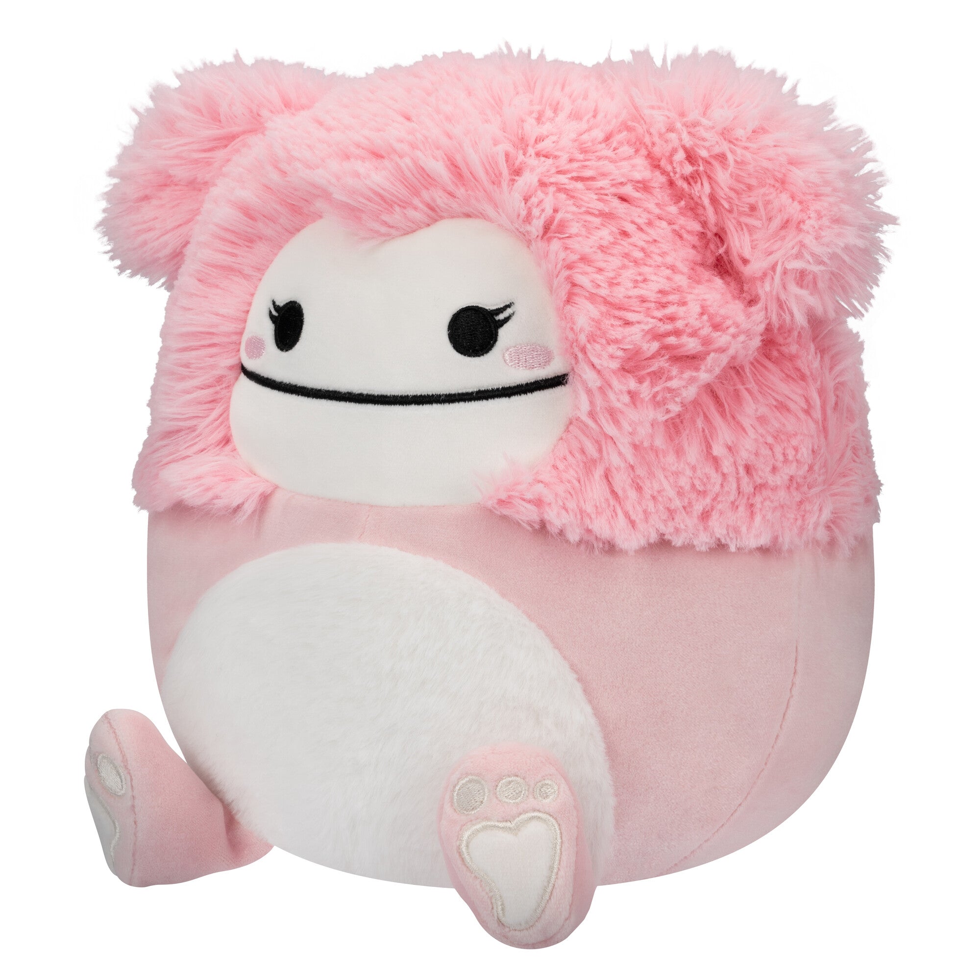 8-Inch Brina the Pink Bigfoot with Fuzzy Belly