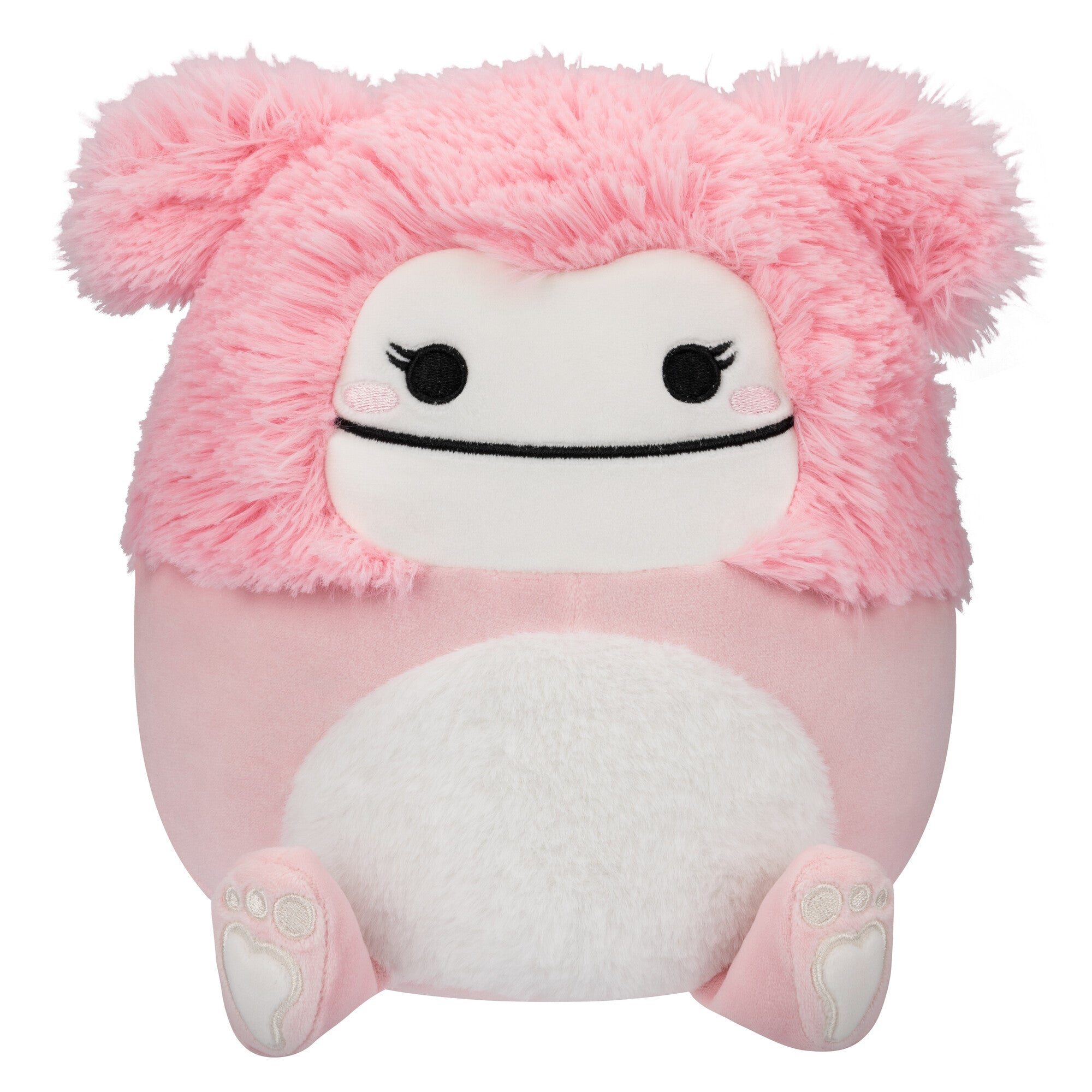 8-Inch Brina the Pink Bigfoot with Fuzzy Belly
