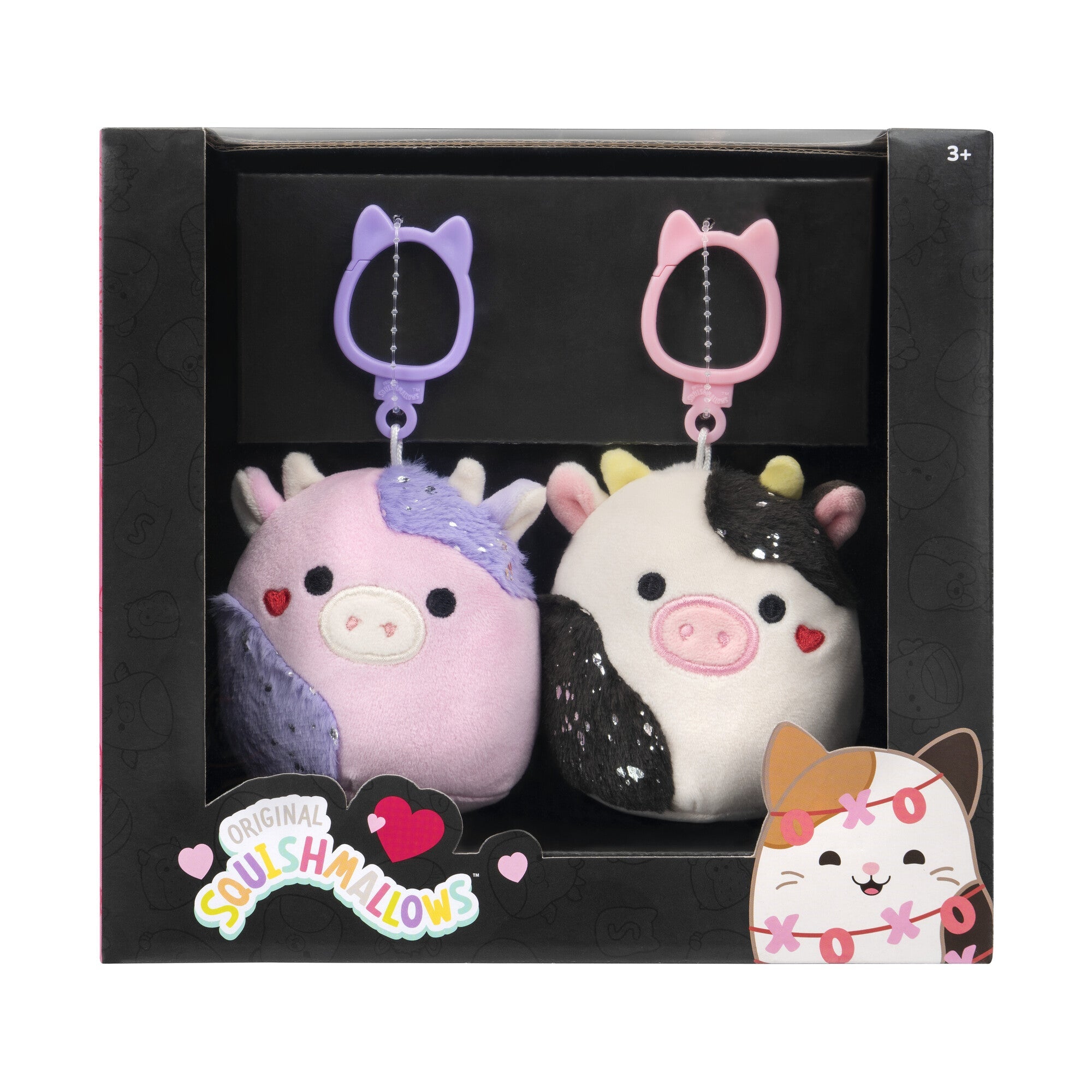 3.5-Inch Select Series Valentine's Cow Clip 2-Pack