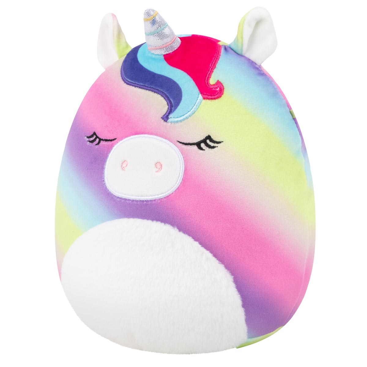 8-Inch Clarissa the Rainbow Unicorn with Fuzzy Belly