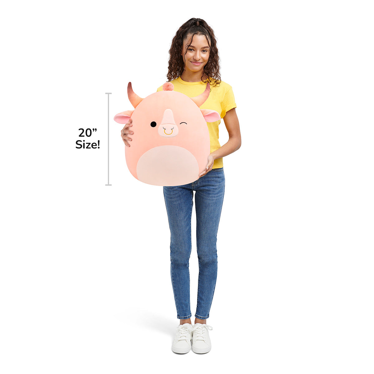 20-Inch Howland the Peach Brahman Bull