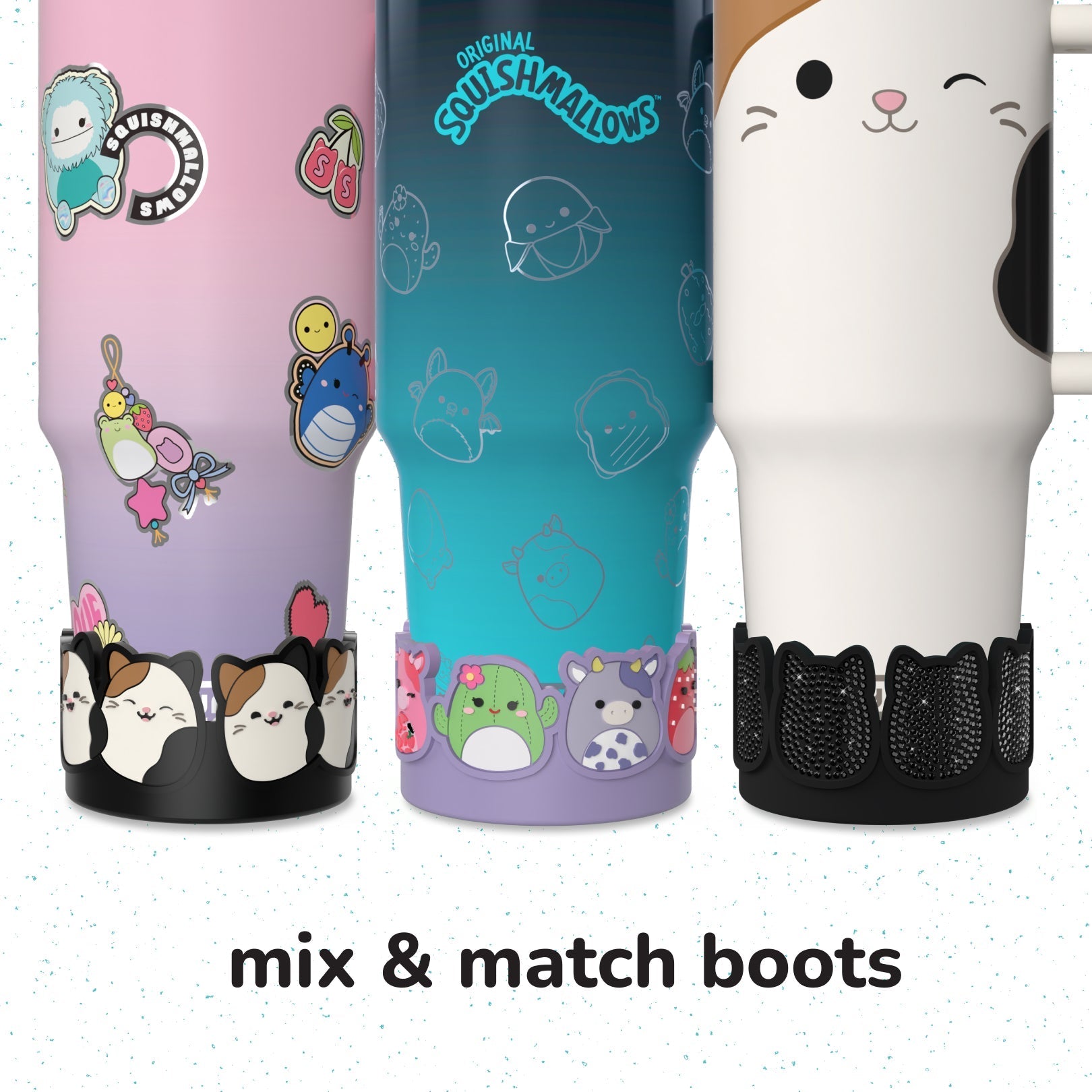 Squishmallows Bling Boot for Tumblers