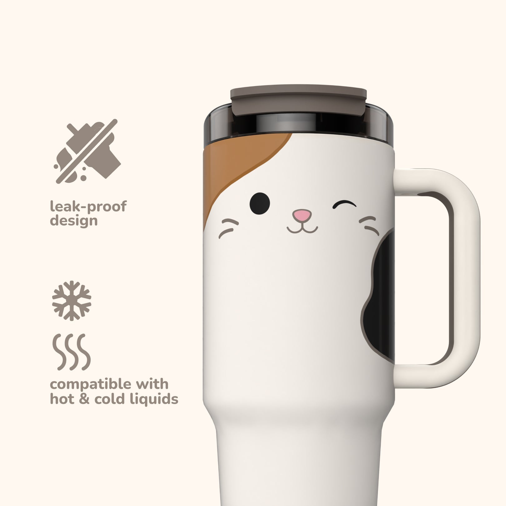 Squishmallows Cam Tumbler with Straw
