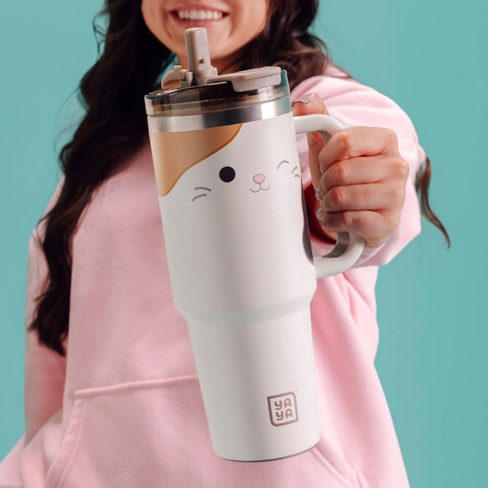 Squishmallows Cam Tumbler with Straw